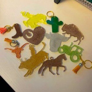 Handmade Western Keychain